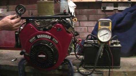 b&s vanguard 18hp compression test|what does b mean.